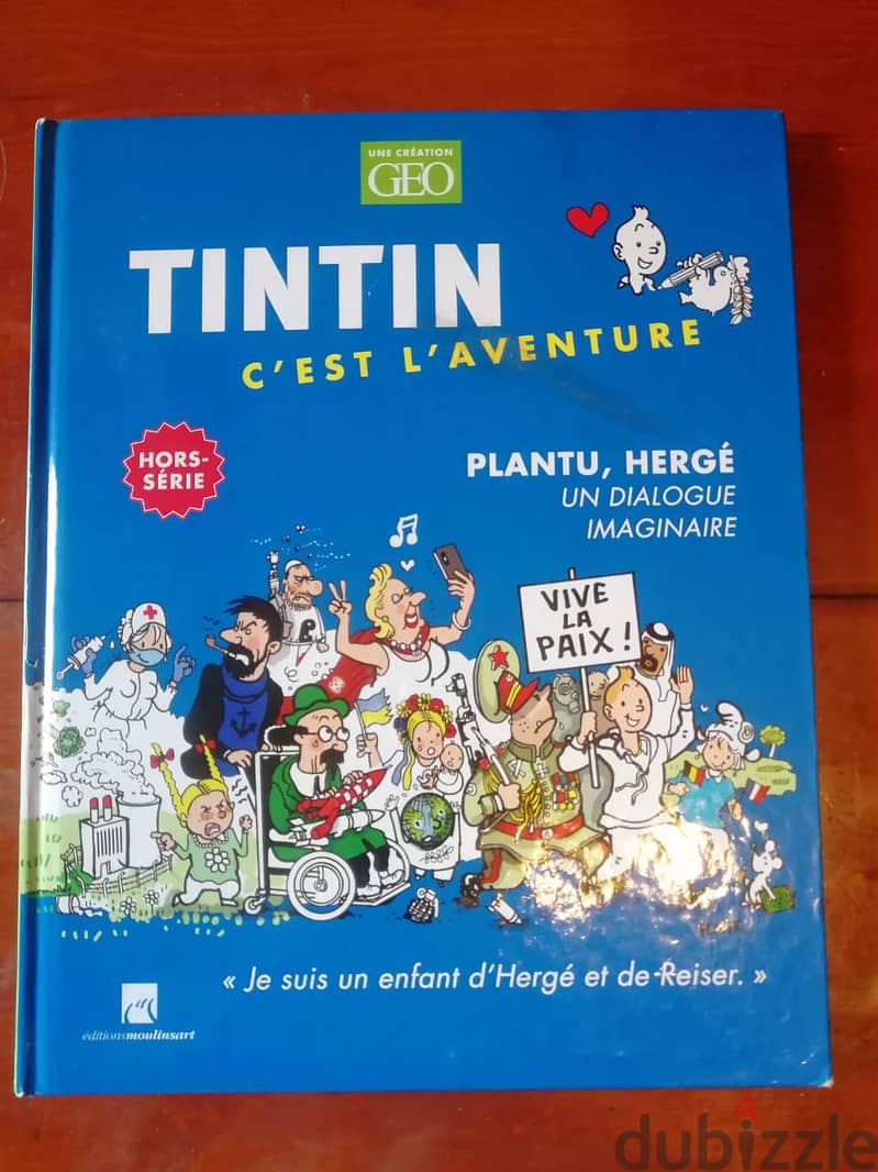 Tintin c'est l'aventure Hors-série - Album Plantu, Hergé - Un dialogu 0