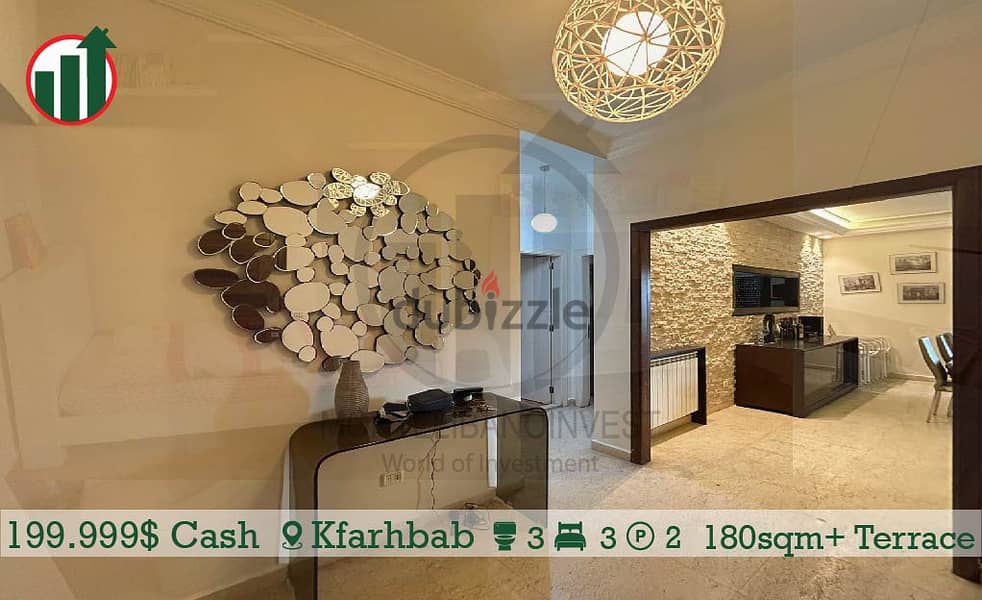 Enjoy this Apartment in Kfarhbab with Terrace !!! 2