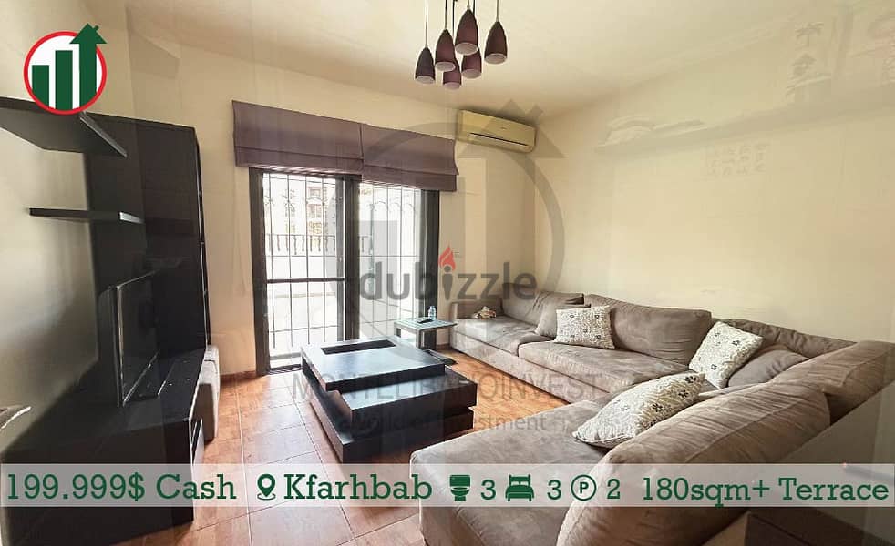 Enjoy this Apartment in Kfarhbab with Terrace !!! 4