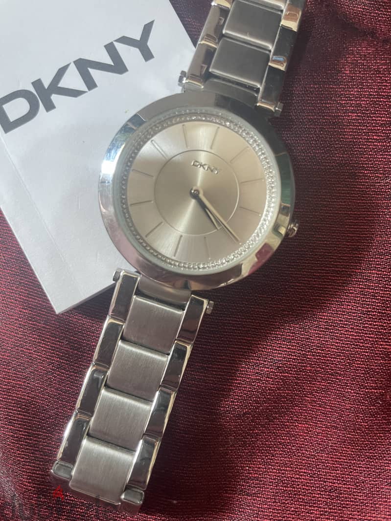 DKNY Silver Watch 1