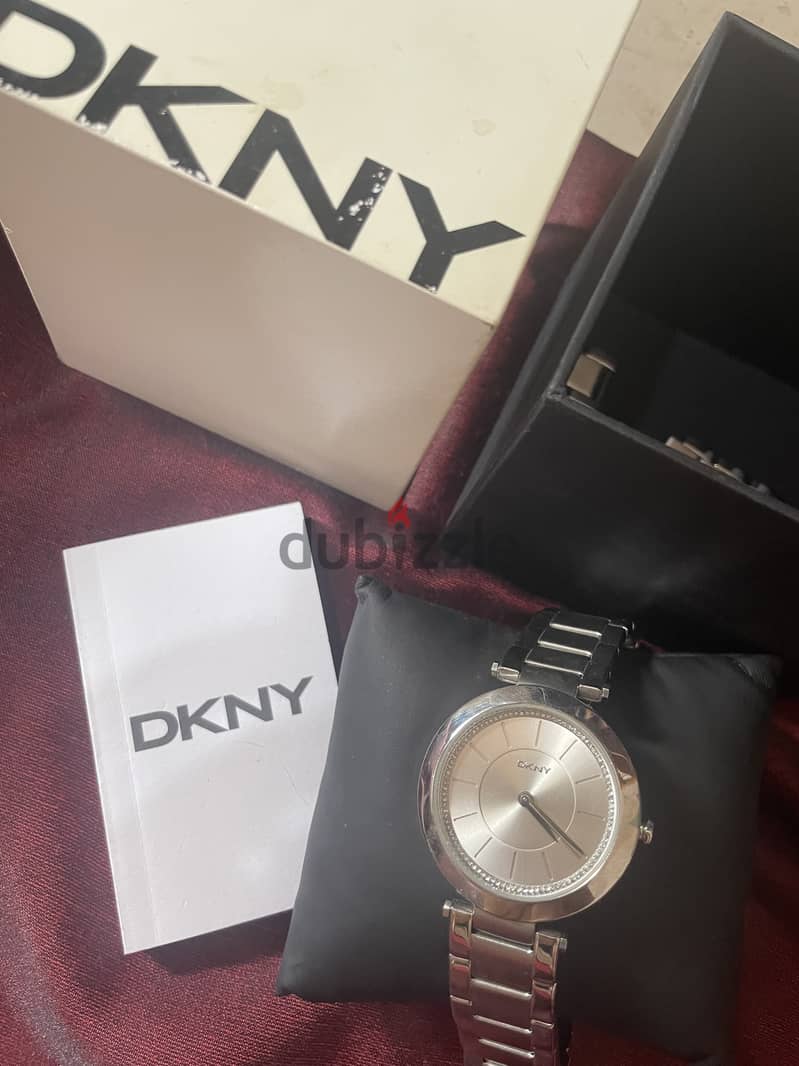 DKNY Silver Watch 2