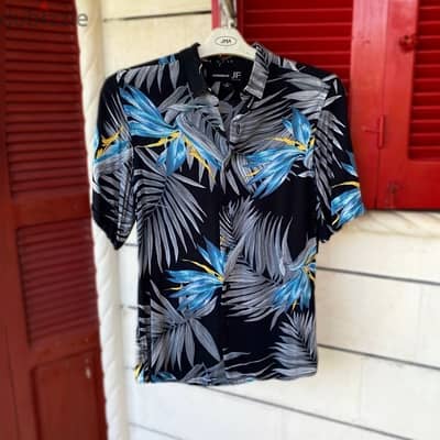 J. FERRAR Hawaiian Shirt. (S)