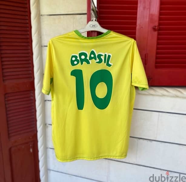 FIFA Brasil World Cup 2014 Brasil #10 Football Jersey. (XXL) 1