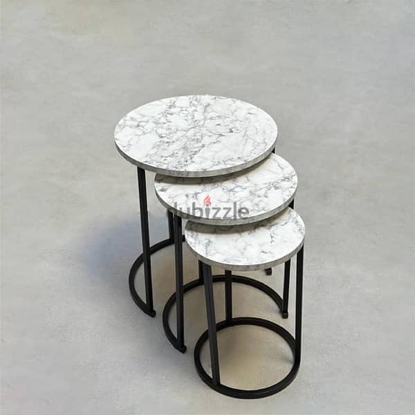 3 Side Tables - ٣ طاولات 1