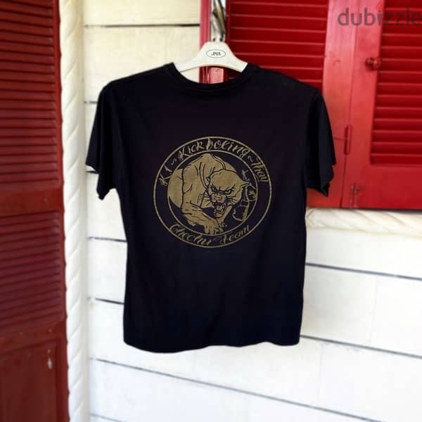 RUSSELL Kickboxing Black T-Shirt. (S) 1