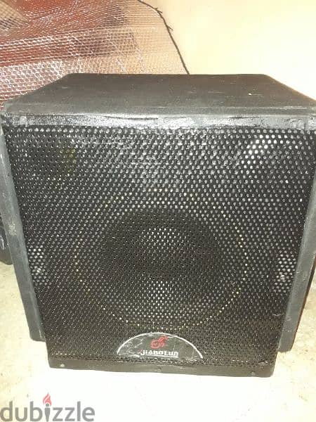 Vintage double bass JBN 900Watts 8ohms SW1:450W + SW2:450W made in USA 3