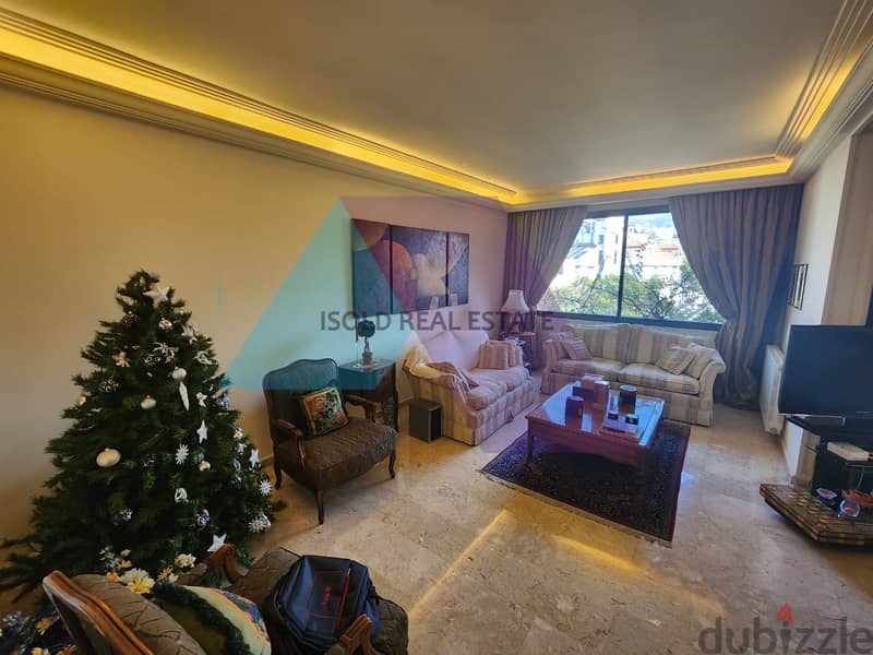 Decorated 270 m2 apartment + Sea & mountain view for sale in Mar Takla 6