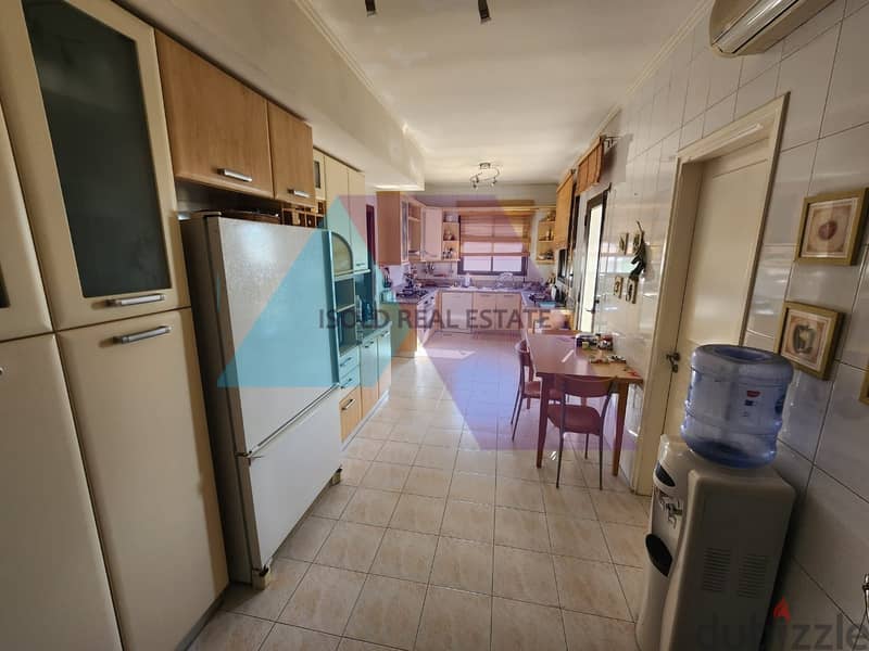 Decorated 270 m2 apartment + Sea & mountain view for sale in Mar Takla 10