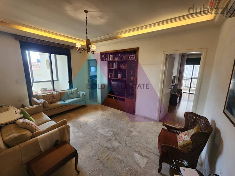 Decorated 270 m2 apartment + Sea & mountain view for sale in Mar Takla 7