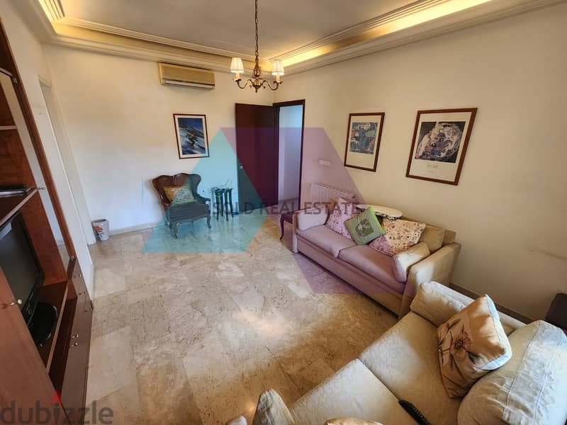 Decorated 270 m2 apartment + Sea & mountain view for sale in Mar Takla 8