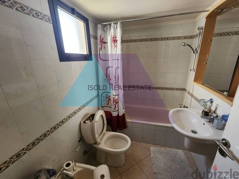 Decorated 270 m2 apartment + Sea & mountain view for sale in Mar Takla 16