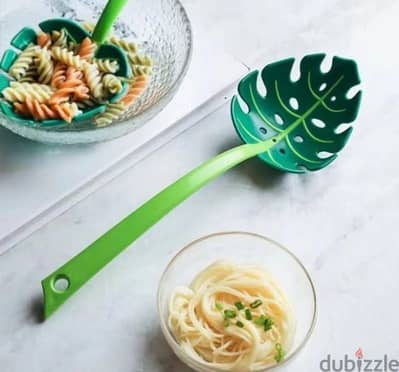 creative jungle leaf shape cooking spoon 3$