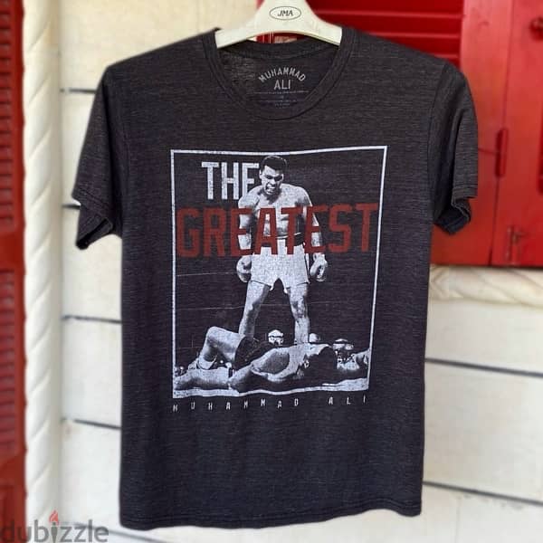 MUHAMMAD ALI “The Greatest” Gray T-Shirt. (M) 1