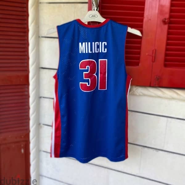 NIKE x NBA Detroit Pistons Milicic #31 Basketball Jersey. (M) 1