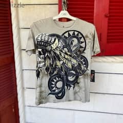 KONQUEST Skull Graphic T-Shirt. (M) 0