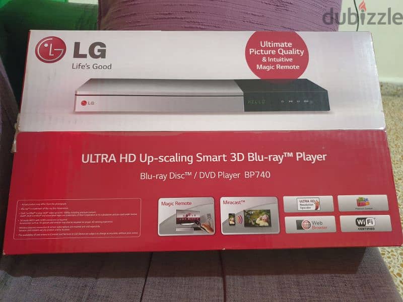 LG smart 3D blu-ray ultra HD 1