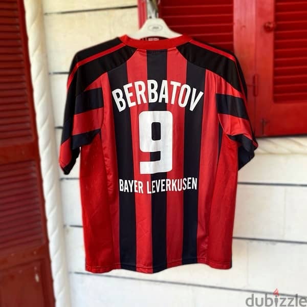 BAYER LEVERKUSEN 2003-2006 Berbatov #9 Jersey. (M) 1