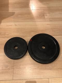 Rubber Weight Plates 10 and 5 Kg 0