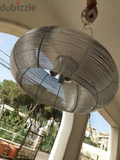 ثريا مودرن ستانلس  modern lamp