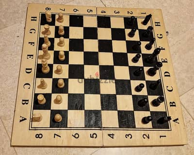 2 in 1 Wooden Chess