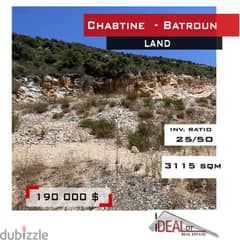 Land for sale in batroun, Chabtine 3115 SQM REF#JCF3244 0