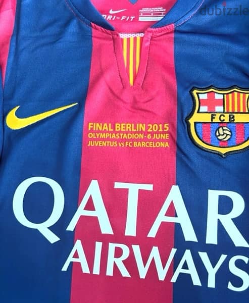 Barca FCB 2014/2015 Messi 10 final berlin vs juventus nike jersey 1