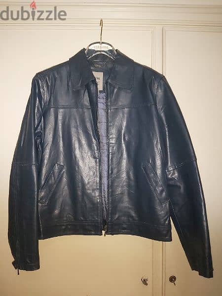 Real Leather Jacket size Medium Large 0