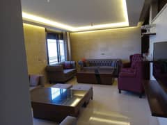 200 Sqm | Fully Furnished & Decorated Apartment For Rent In Ain Saadeh 0