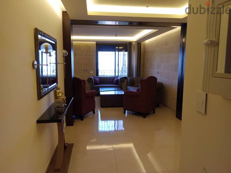 200 Sqm | Fully Furnished & Decorated Apartment For Rent In Ain Saadeh 1