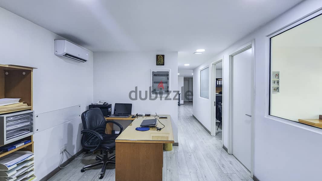 Office For Rent in Achrafieh مكتب مفروش للإيجار في الأشرفية موقع متميز 0