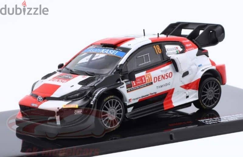 Toyota GR Yaris (Rally 2022) diecast car model 1;43. 1