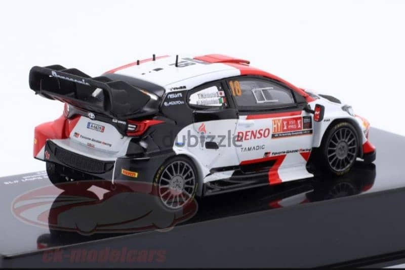 Toyota GR Yaris (Rally 2022) diecast car model 1;43. 3