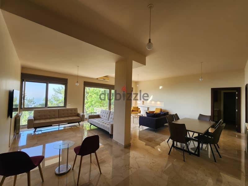 Apartment For Rent In Roumiehشقة للإيجار في رومية 4