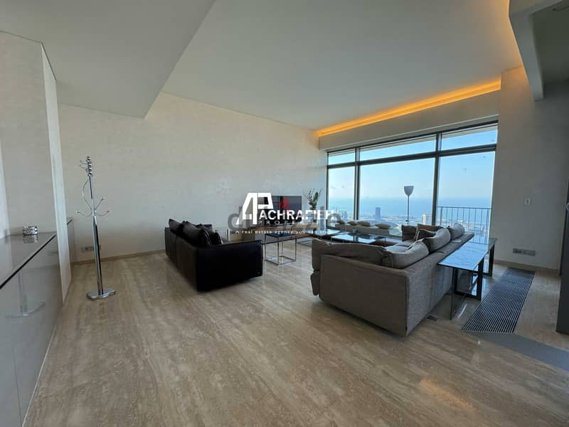 Open Sea View - Apartment For Rent In Achrafieh 2