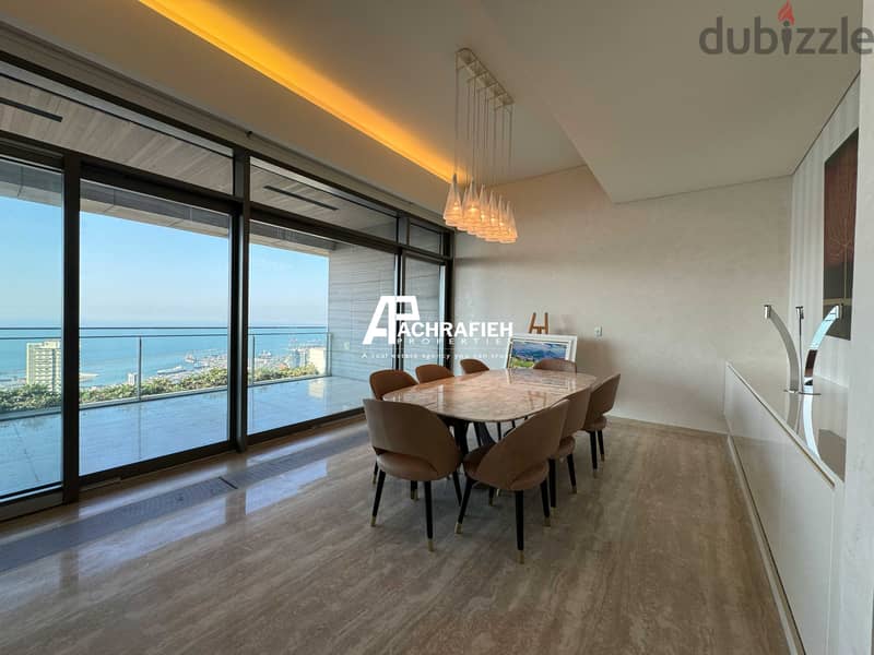 Open Sea View - Apartment For Rent In Achrafieh 3