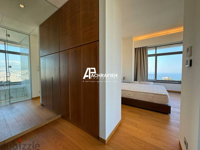 Open Sea View - Apartment For Rent In Achrafieh 11