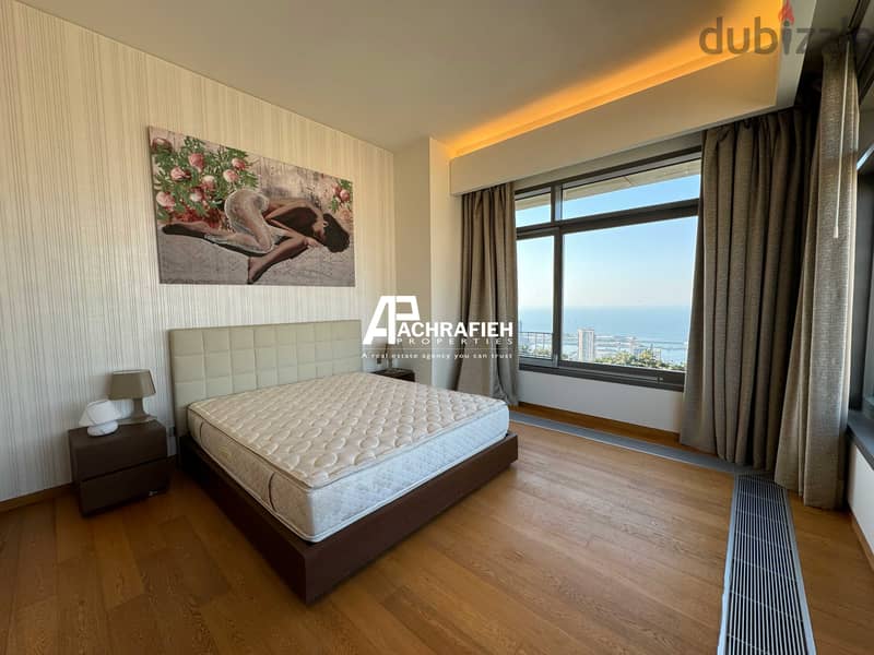 Open Sea View - Apartment For Rent In Achrafieh 12