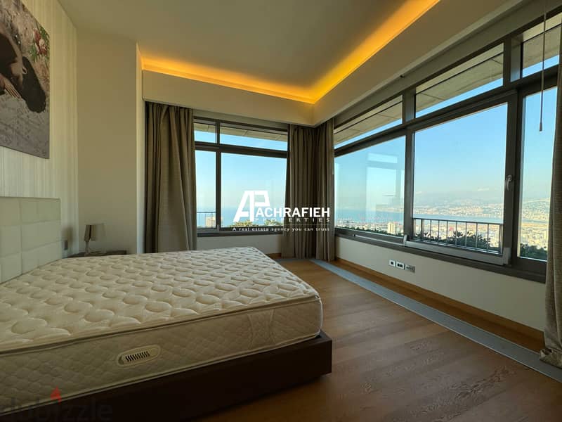 Open Sea View - Apartment For Rent In Achrafieh 13