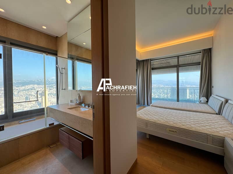 Open Sea View - Apartment For Rent In Achrafieh 16