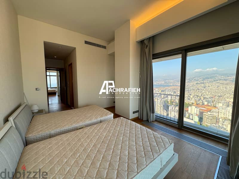 Open Sea View - Apartment For Rent In Achrafieh 18