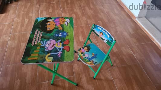 Dora Kids Table and 1 chair