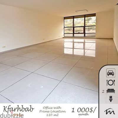 Kfarehbab | Building Age 10 | Brand New 110m² Office | Prime Location