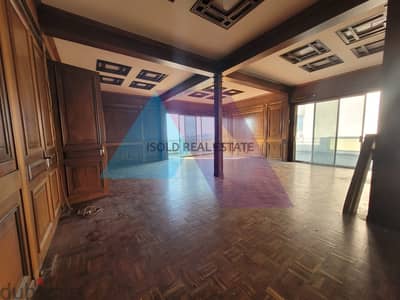 A 1120m2 3 floors office+terrace+mountain/sea view for rent in Jounieh