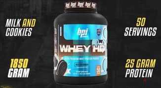 BPI whey HD protein milk and cookies 1850g 50 serving 0