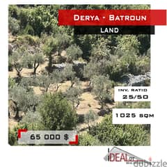 Land for sale in Derya Batroun 1025 sqm ref#jcf3243 0