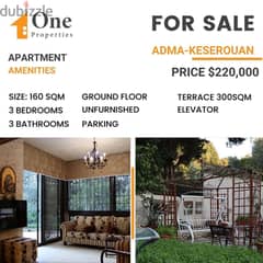 SPECIOUS APARTMENT FOR SALE IN ADMA-KESEROUAN