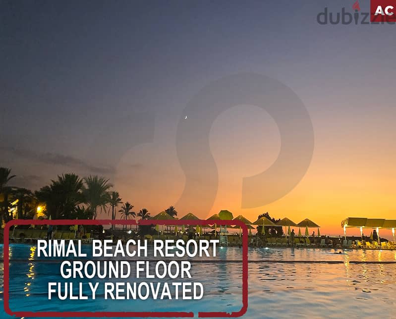 Rimal Beach Resort / Ground floor Chalet /Fully Renovated REF#AC111256 0