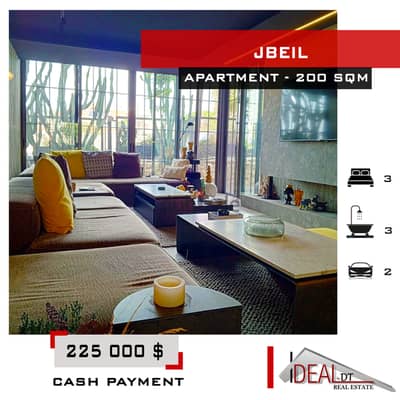 Furnished apartment for sale in jbeil 200 SQM REF#JH17250