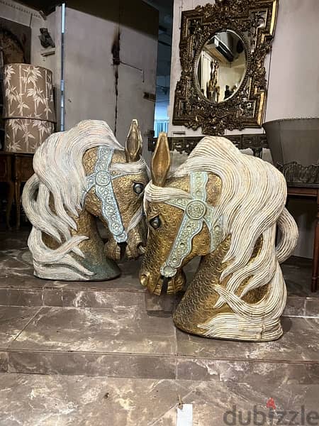 set wooden horses جوز روس خيل 1