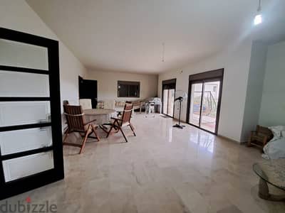 L12146- Apartment With Terrace And Garden for Rent In Ain Najem